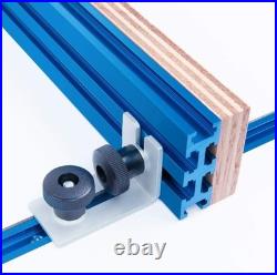 Versatile T-Track System for Woodworking 36 Long Aluminum Extrusion, 2-Pk Versatile T-Track System for Woodworking 36 Long Aluminum Extrusion, 2-Pk