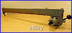 Vintage 10 Delta Rockwell Table Saw Unisaw Jet Lock rip Fence 27 1-38 tube