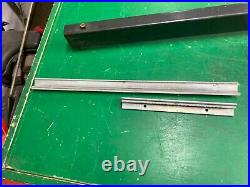 Vintage Craftsman Geared Table Saw Rip Fence for 27 deep rail + rail extension