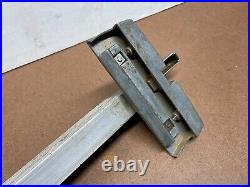 Vintage Craftsman Table Saw 113 Rip Fence & Guide Rail 20