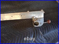 Vintage Delta Rockwell 10 Unisaw Tablesaw Rip Fence Assembly 27 Table Top