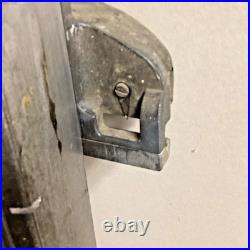 Vintage Rip Fence Guide Rail 1960's Craftsman 10 Bench Table Saw Aluminum