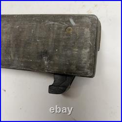 Vintage Rip Fence Guide Rail 1960's Craftsman 10 Bench Table Saw Aluminum
