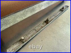 Vtg Craftsman 113 10 table saw rip fence 27 Gear micro geared toothed U. S. A