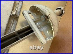 Vtg Craftsman 113 10 table saw rip fence 27 Gear micro geared toothed U. S. A