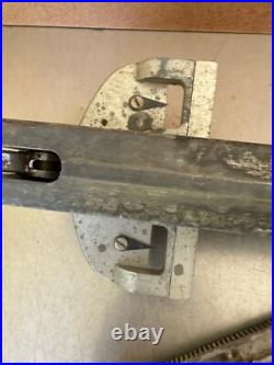 Vtg Craftsman 113 10 table saw rip fence 27 Gear micro geared toothed U. S. A