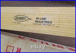 Vtg DUBBY Backstop Fence Pair (Left & Right) In-Line Industries Table Saw Stops