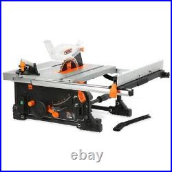 WEN Benchtop Jobsite Table Saw 11 Amp 8.25 in. 4500 RPM Compact Adjustable Depth