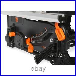 WEN Benchtop Jobsite Table Saw 11-Amp Compact Adjustable Black, Blade Guard