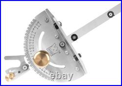 WEN WA1401 Steel Brass Miter Gauge Fence System for Table Saws Router