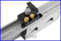 WEN WA1401 Steel Brass Premium Miter Gauge Fence System Table Saw Router