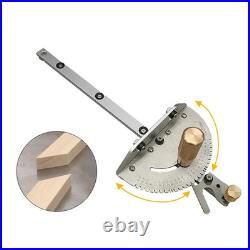 Wnew Ugraded Table Saw Miter Gauge with 27 Angle Stops / 450Mm Fence / Flip Stop
