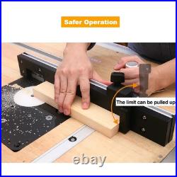 Wnew Ugraded Table Saw Miter Gauge with 27 Angle Stops / 450Mm Fence / Flip Stop