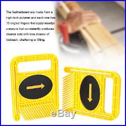 Woodworking Double Feather Loc Board Set Slot T-Track Woodwork Saw Table Fence