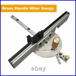 Woodworking Enhanced Fence Miter Gauge Set Table Saw Router Angle 450mm Stopper
