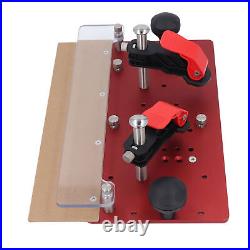 Woodworking Jig 45°90°Slotting Milling Guide Sliding Fence Inverted Push Plate