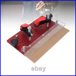 Woodworking Jig 45°90°Slotting Milling Guide Sliding Fence Inverted Push Plate