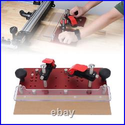 Woodworking Jig 45°90°Slotting Milling Guide Sliding Fence Inverted Push Plate