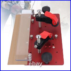 Woodworking Jig 45°90°Slotting Milling Guide Sliding Fence Inverted Push Plate