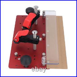 Woodworking Jig 45°90°Slotting Milling Guide Sliding Fence Inverted Push Plate