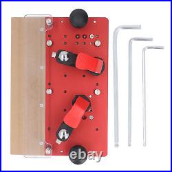 Woodworking Jig 45°90°Slotting Milling Guide Sliding Fence Inverted Push Plate