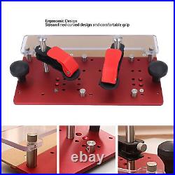 Woodworking Jig 45°90°Slotting Milling Guide Sliding Fence Inverted Push Plate