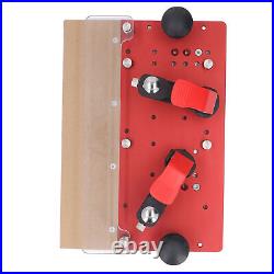 Woodworking Jig 45°90°Slotting Milling Guide Sliding Fence Inverted Push Plate